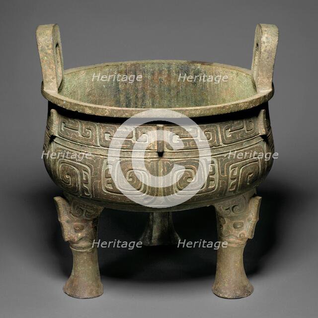 Cauldron, Western Zhou dynasty (1046-771 BC ), early 9th century BC. Creator: Unknown.