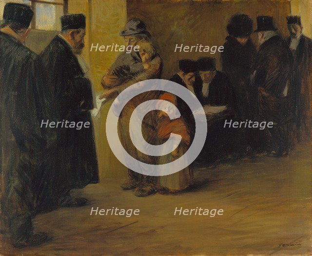 Legal Assistance, 1900s-1910s. Artist: Forain, Jean-Louis (1852-1931)