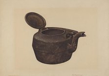 Tea Kettle, 1935/1942. Creator: Paul Poffinbarger.