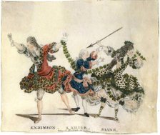 Costume design for the ballet Endymion by Gaetano Vestris, 1773-1778. Creator: Fesch, Jean-Louis (1739-1778).