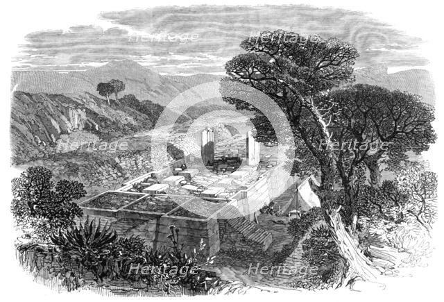 The Expedition to Abyssinia: ruins of an ancient Greek church at Agoola, 1868. Creator: Unknown.