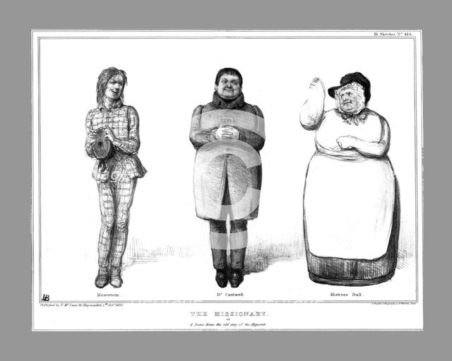 'The Missionary. Or A scene from the old play of the Hypocrite', 1835.   Creator: John Doyle.