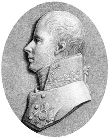 Frederick William III of Prussia, king of Prussia, (1809).Artist: Heath