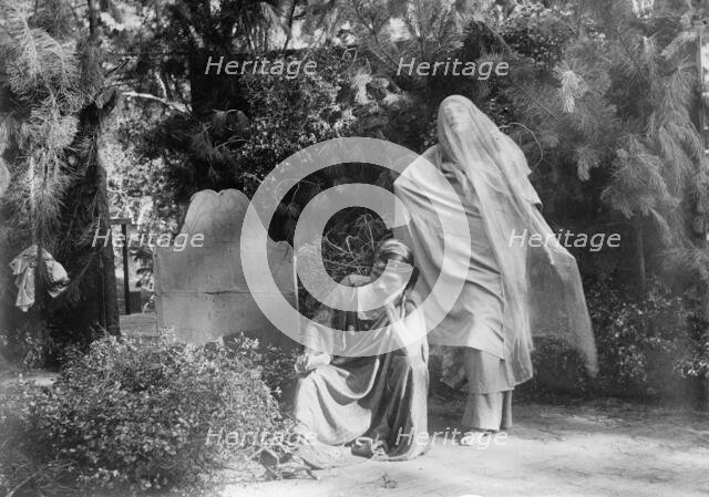 Takeshi Kanno & wife, 1914. Creator: Bain News Service.