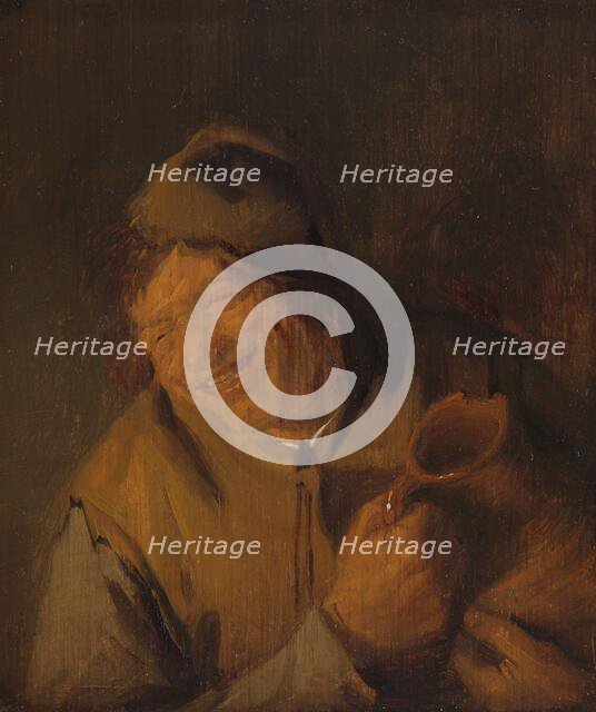 The Merry Peasant, c.1646. Creator: Adriaen van Ostade.