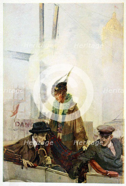 The Home-Coming of Bibbs, from The Turmoil, pub. 1915. Creator: Charles Edward Chambers (1883 - 1941).