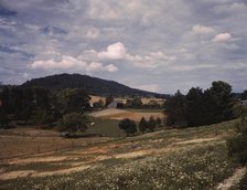 The countryside near the Tennessee Valley Authority dam site, Douglas Dam vicinity, Tenn., 1942. Creator: Alfred T Palmer.