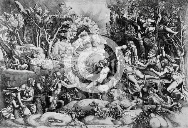 The Death of Procris, c1540. Creator: Giorgio Ghisi.