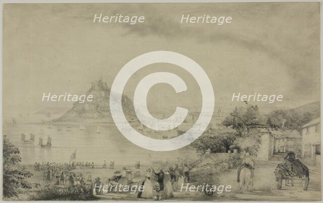 Saint Michael's Mount, Cornwall: Regatta Scene, n.d. Creator: J. G. Doyle.