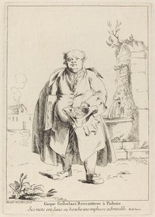 Gaspar Gribolari Brocanteur à Padoüe (Gaspar Gribolari, Second-Hand Dealer in Padua), 1775. Creator: Giovanni David.