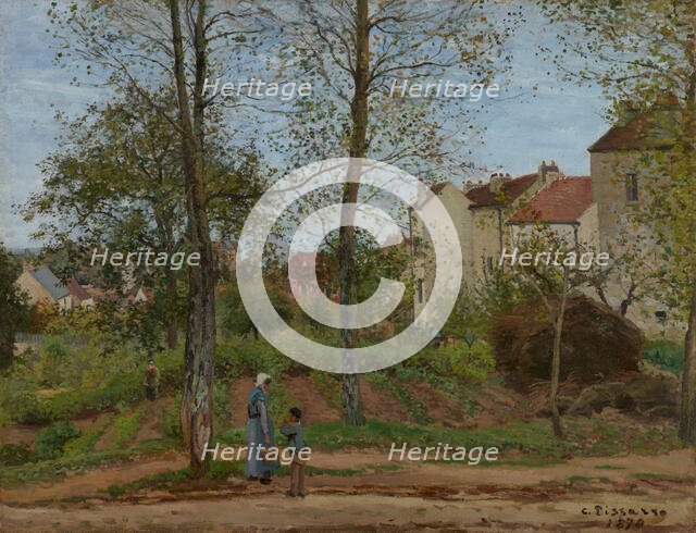 Landscape at Louveciennes (Autumn), 1870. Creator: Camille Pissarro.
