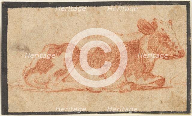 Cow, second half 1600s. Creator: Johann Heinrich Roos (German, 1631-1685).