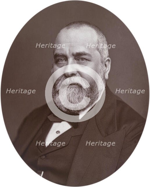 Sir Francis Philip Cunliffe Owen, director of the South Kensington Museum, 1880. Creator: Lock & Whitfield.