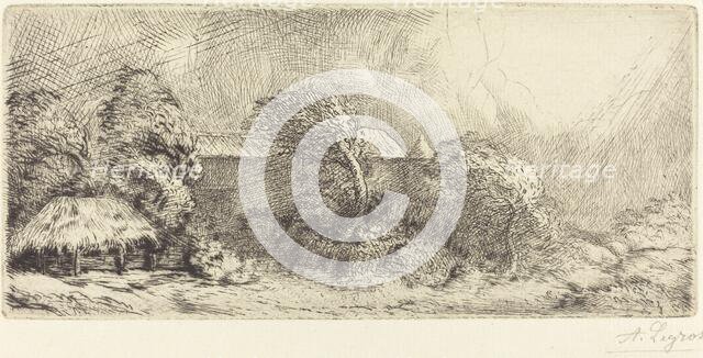 Chailli Seen in a Storm (Chailli: Effet d'orage). Creator: Alphonse Legros.