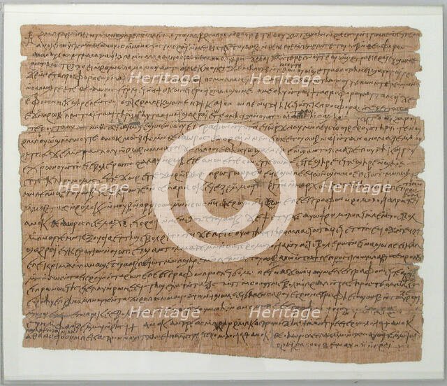 Papyrus, Coptic, 703 (?). Creator: Unknown.