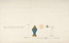 Design for Two Vases, ca. 1770-85. Creator: Anon.