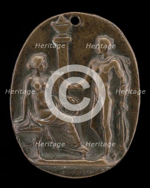 Ceres and Triptolemus, mid 15th century. Creator: Unknown.