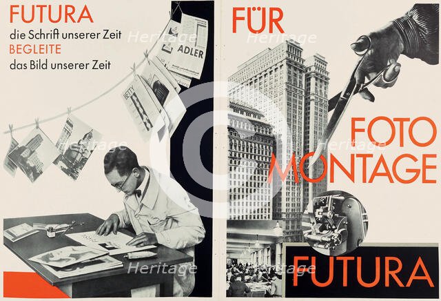 For photomontage Futura. Gebrauchsgraphik, vol. 6, No. 3, March, 1929, 1929. Creator: Jost, Heinrich (1889-1948).