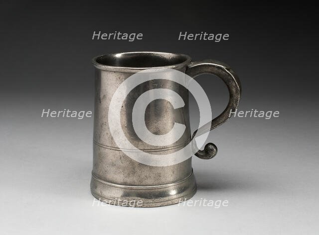 Tankard, 1810/30. Creators: Thomas Danforth Boardman, Sherman Boardman.
