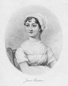 Jane Austen, English author, early 19th century. Artist: Unknown