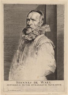 Jan de Wael, probably 1626/1641. Creator: Anthony van Dyck.