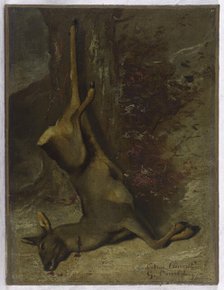 Le chevreuil, 1876. Creator: Gustave Courbet.