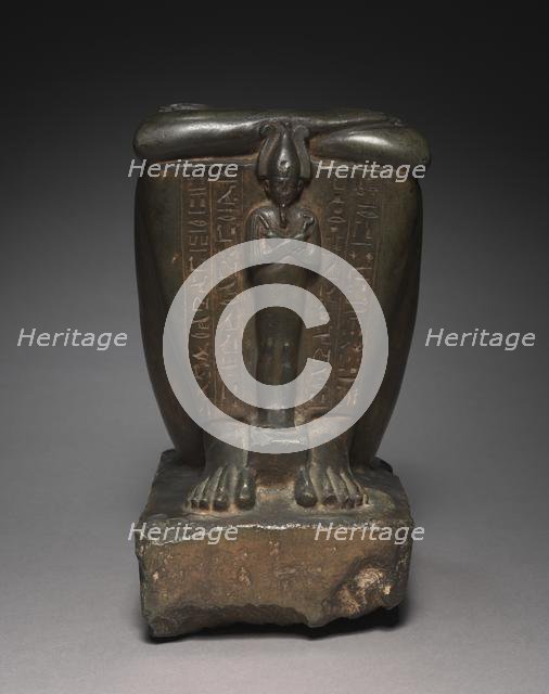 Block Statue of the Royal Acquaintance, Horwedja, 664-525 BC. Creator: Unknown.