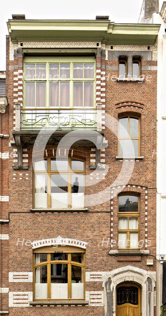 Maison Sander Pierron, 157 Rue de l'Aqueduc, Brussels, Belgium, (1903), c2014-2017. Artist: Alan John Ainsworth.