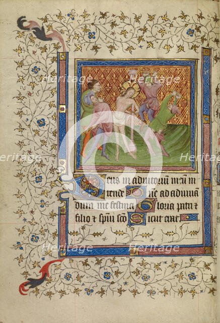 The Flagellation; Book of Hours, about 1400-1410. Creator: Unknown.
