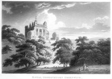 The Royal Greenwich Observatory, Flamsteed House, Greenwich Park, London, c1820. Artist: Unknown