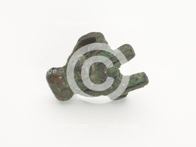 Ornament in the form of an animal mask, Zhou dynasty, ca. 1050-221 BCE. Creator: Unknown.