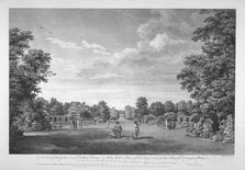 View of the garden and gardeners at Carlton House, London, c1760(?).                                 Artist: Anon