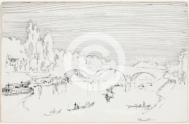 Charenton-le-Pont, ca. 1893. Creator: Joseph Pennell (American, 1857-1926).