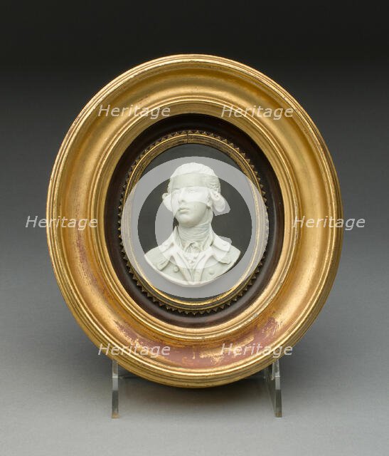 Plaque: Portrait of William Pitt, Burslem, c. 1805. Creator: Wedgwood.