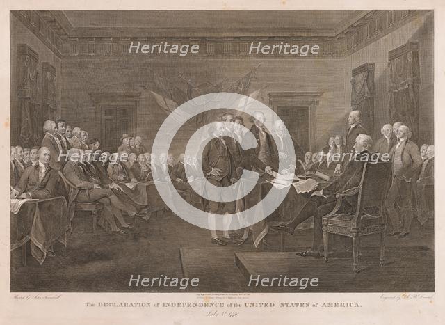 Signing the Declaration of Independence. Creator: Asher Brown Durand (American, 1796-1886).