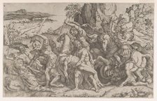 Battle around the Body of Patroclus, ca. 1543-ca. 1547. Creator: Anon.