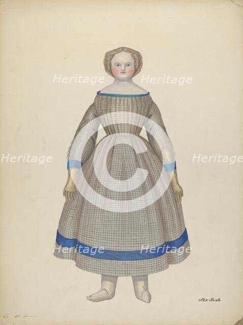 Doll - "Emily", c. 1938. Creator: Rex F Bush.