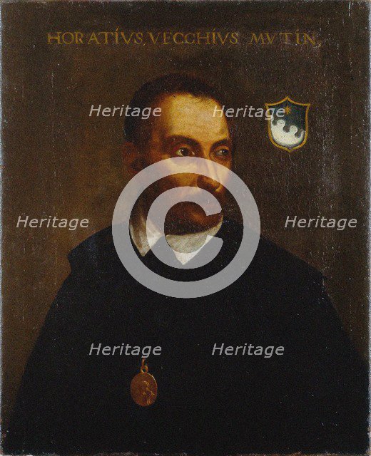 Portrait of the composer Orazio Vecchi (1550-1605), ca. 1587-1596.