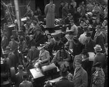 Dutch Refugees Fleeing Aboard Ships in the Netherlands, 1940. Creator: British Pathe Ltd.