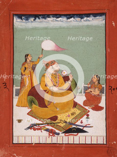 Rao Ajit Singh of Bundi (reigned 1770-1773), between c1770 and c1773. Creator: Unknown.