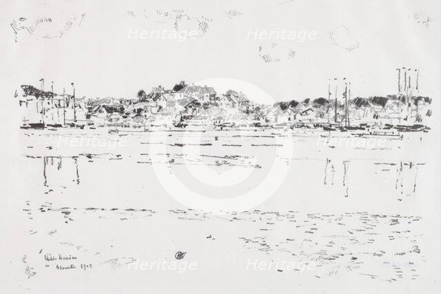 Inner Harbor, Gloucester, 1918. Creator: Frederick Childe Hassam.