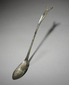 Spoon with Fish-Tail Design, 918-1392. Creator: Unknown.