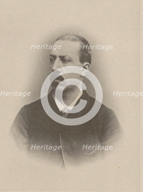 Portrait of the organist and composer Charles-Marie Widor (1844-1937) , 1870-1875. Creator: Anonymous.