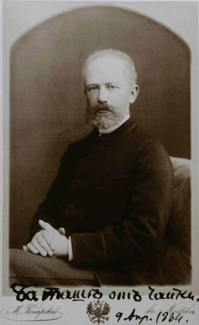 Pyotr Ilyich Tchaikovsky (1840-1893) in Moscow, 1884.