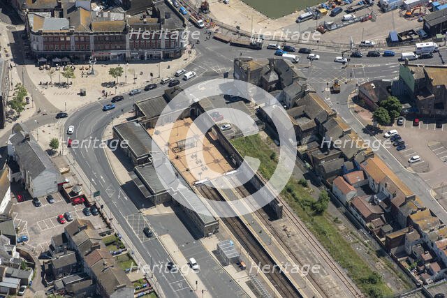 Lowestoft Railway Station, Suffolk, 2021. Creator: Damian Grady.