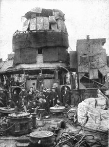 'L'attaque navale de Zeebrugge et Ostende; Apres Zeebrugge, Le blockhaus du commandant..., 1918. Creator: Unknown.