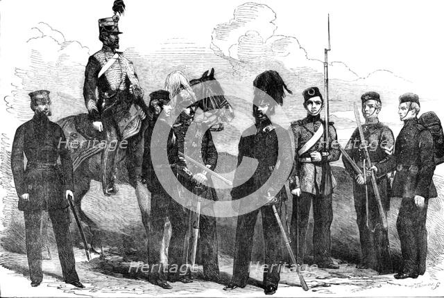 English Militia and Yeomanry Cavalry, 1854. Creator: Unknown.