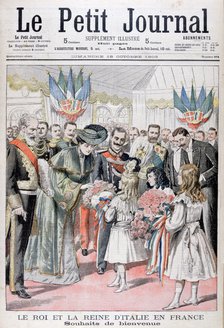The King and Queen of Italy in France, 1903. Artist: Unknown
