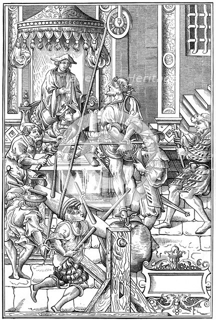 Torture, 1541 (1849).Artist: A Bisson