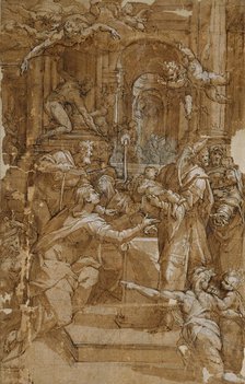 Presentation in the Temple, c1575. Creator: Orazio Samacchini.